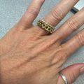 Cuban Link Ring Gold