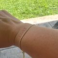 Women's Adjustable Tennis Bracelet Gold