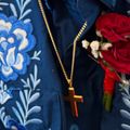 Mosaic Cross Pendant