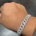 Iced Out Cuban Link Bracelet 10mm