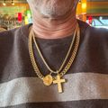 Mosaic Cross Pendant