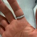 Heart Eternity Ring Silver