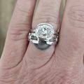 Women's Paperclip Ring Silver