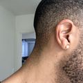 Bezeled Pearl Stud Earrings - Gold