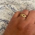 Women's Paperclip Ring Gold