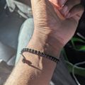 Onyx Beaded Bracelet Gold