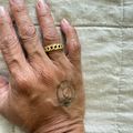 Women's Cuban Link Ring Gold