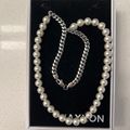 Cuban Link Pearl Necklace - 8mm