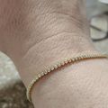 Women's Adjustable Tennis Bracelet Gold