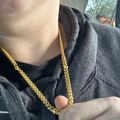Cuban Link Pearl Inset Chain