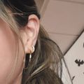 Women's Thin Large Hoop Earrings