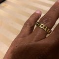 Cuban Link Ring Gold