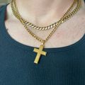 Mosaic Cross Pendant