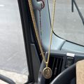 Studded St. Mary Pendant