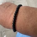 Onyx Beaded Bracelet Black
