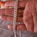 Women's Iced Out Cuban Link Chain - 8mm