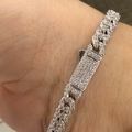 Women's Iced Out Cuban Link Bracelet 5mm