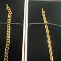 Women's Cuban + Rope Bracelet Stack