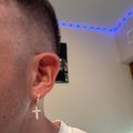 Studded Huggie Earrings