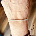 Women's Adjustable Tennis Bracelet - Silver