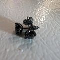 Classic Stud Earrings Black