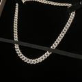 Women's Iced Out Cuban Link Chain - 8mm