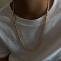 Youth Iced Out Cuban Link Chain - 5mm