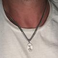 Studded St. Michael Pendant