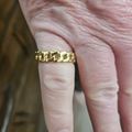 Cuban Link Ring Gold