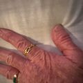 Beveled Onyx Signet Ring - Gold