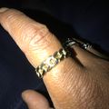 Cuban Link Ring Gold