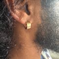 Chunkie Huggie Earrings - Gold