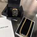 JX1 Chronograph Sport Watch + Cuban Link Chain 8mm