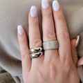 Women's Dome Ring Silver