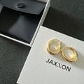 Women's Dome Hoop Earrings - Gold