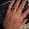 Women's Crossover Ring - Gold