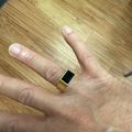 Beveled Onyx Signet Ring Gold
