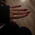Women's Paperclip Ring Silver