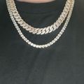 Iced Chain Stack - Gold