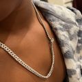Youth Iced Out Cuban Link Chain - 5mm