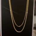 Women's Cuban Link + Rope Chain Stack
