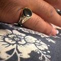 Circle Signet Ring Gold