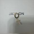Hanging Studded Cross Earring