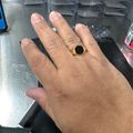 Circle Signet Ring Gold