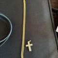 Iced Out Mosaic Cross Pendant