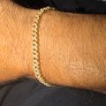 Iced Out Cuban Link Bracelet 5mm
