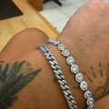 Women's Iced Out Cuban Link Bracelet 5mm