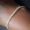 Women's Adjustable Tennis Bracelet - Gold