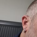 Iced Out Hoop Earrings - Silver