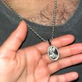 Studded St. Michael Pendant